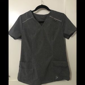 Jaanuu Small Gray Scrub Set